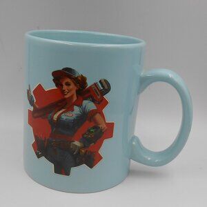 RED ROCKET GASOLINE DIESEL FUSION COFFEE MUG CUP 2018 HANDWASH COLLECTIBLE RARE